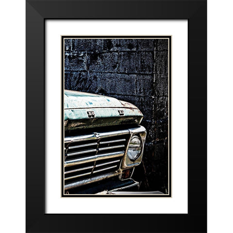 In  the Middle of Nowhere Black Modern Wood Framed Art Print with Double Matting by Manelis, Jessica