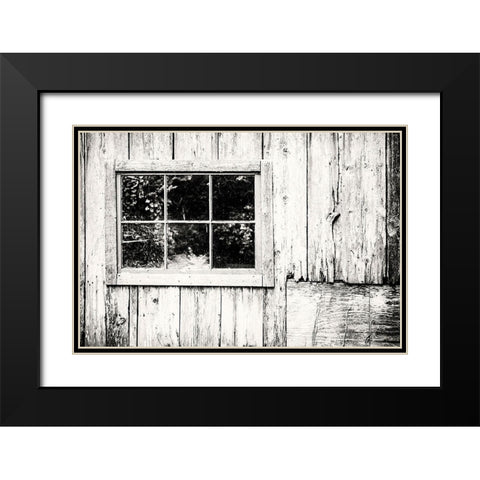 Out  the Window Black Modern Wood Framed Art Print with Double Matting by Manelis, Jessica