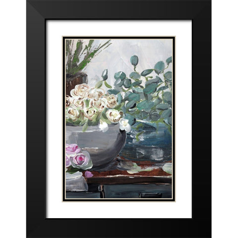 Created  in Variety Black Modern Wood Framed Art Print with Double Matting by Chapman, Marcy