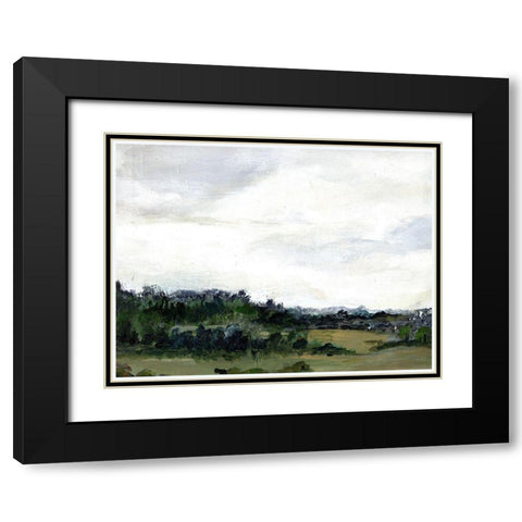 Open  Skies Black Modern Wood Framed Art Print with Double Matting by Chapman, Marcy
