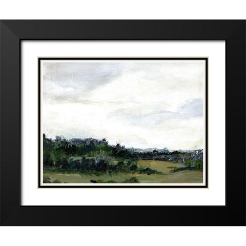 Open  Skies Black Modern Wood Framed Art Print with Double Matting by Chapman, Marcy