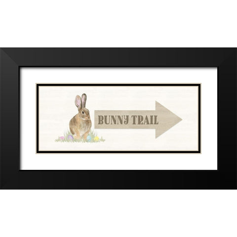 Farmhouse  Easter panel II Black Modern Wood Framed Art Print with Double Matting by Reed, Tara