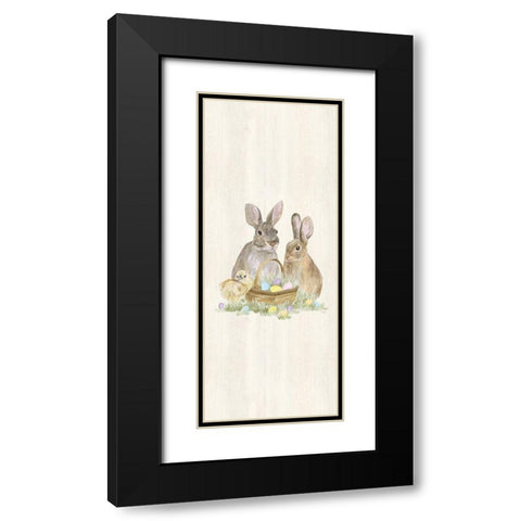 Farmhouse Easter vertical Black Modern Wood Framed Art Print with Double Matting by Reed, Tara