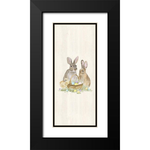Farmhouse Easter vertical Black Modern Wood Framed Art Print with Double Matting by Reed, Tara
