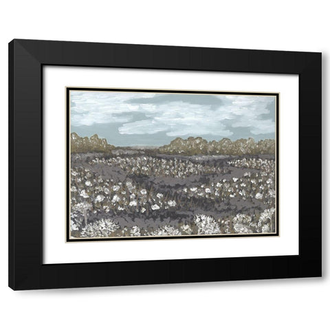 Black Creek Black Modern Wood Framed Art Print with Double Matting by Bryan, Kathleen