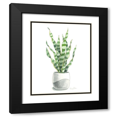 Potted Exotics I Black Modern Wood Framed Art Print with Double Matting by Wilson, Kelsey