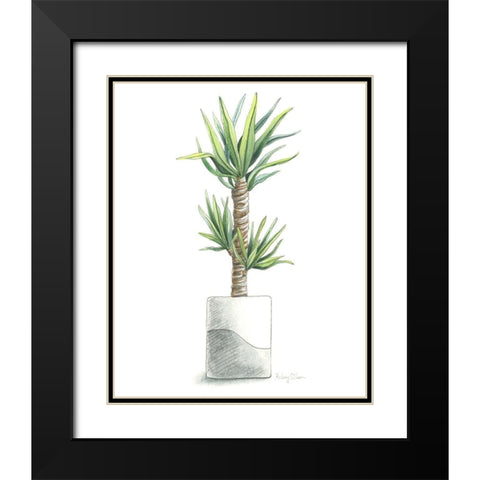 Potted Exotics III Black Modern Wood Framed Art Print with Double Matting by Wilson, Kelsey