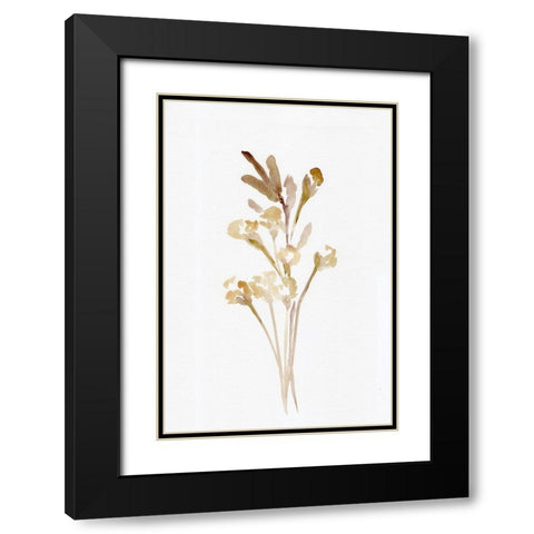 Farmhouse Wheat And Cotton Black Modern Wood Framed Art Print with Double Matting by Chapman, Marcy