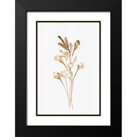 Farmhouse Wheat And Cotton Black Modern Wood Framed Art Print with Double Matting by Chapman, Marcy