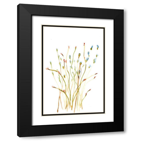 Little Paint Brushes Black Modern Wood Framed Art Print with Double Matting by Chapman, Marcy