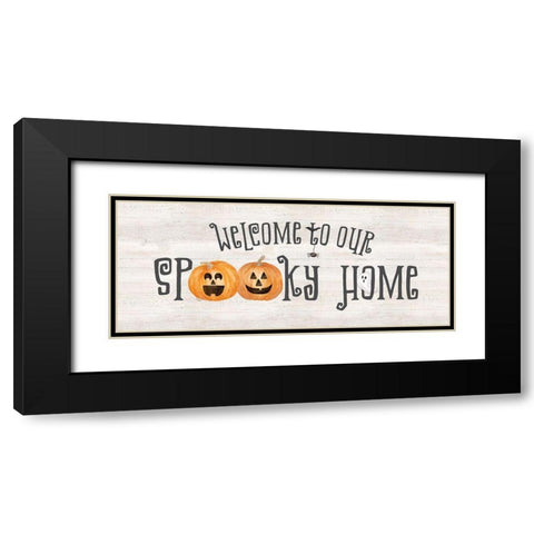 Sit a Spell Sentiment no border panel II-Welcome Black Modern Wood Framed Art Print with Double Matting by Reed, Tara