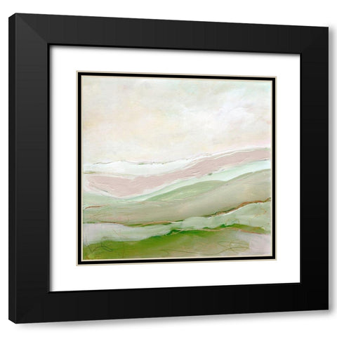 Distant Hills I Black Modern Wood Framed Art Print with Double Matting by Chapman, Marcy