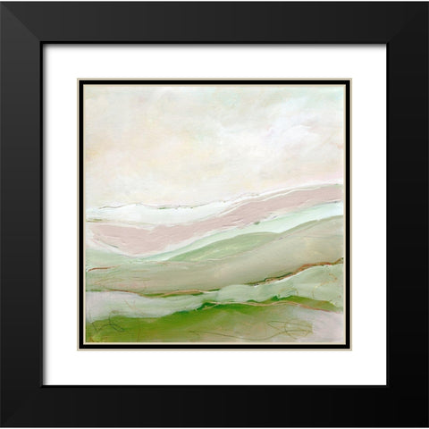 Distant Hills I Black Modern Wood Framed Art Print with Double Matting by Chapman, Marcy