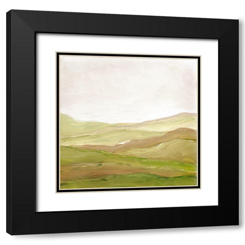 Distant Hills II Black Modern Wood Framed Art Print with Double Matting by Chapman, Marcy
