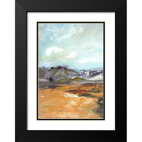 Trails to the Hillside I Black Modern Wood Framed Art Print with Double Matting by Chapman, Marcy