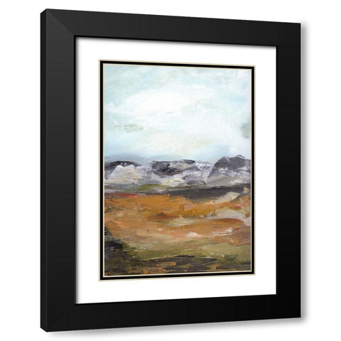 Trails to the Hillside II Black Modern Wood Framed Art Print with Double Matting by Chapman, Marcy