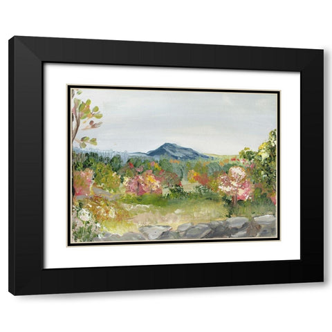 Monadnock Mountain Black Modern Wood Framed Art Print with Double Matting by Chapman, Marcy