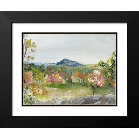 Monadnock Mountain Black Modern Wood Framed Art Print with Double Matting by Chapman, Marcy