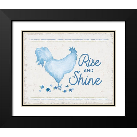 Country Cottage Field VIII wash Black Modern Wood Framed Art Print with Double Matting by Reed, Tara