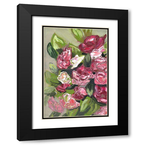 Prettiest Bunch of Flowers portrait I Black Modern Wood Framed Art Print with Double Matting by Chapman, Marcy