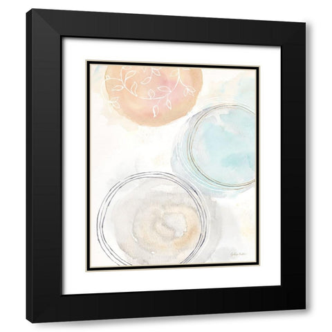 Serendipity IV Black Modern Wood Framed Art Print with Double Matting by Coulter, Cynthia