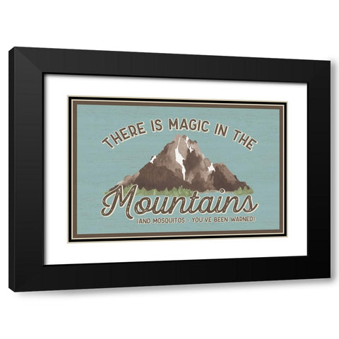 Lost in Woods landscape III-Magic Mountains Black Modern Wood Framed Art Print with Double Matting by Reed, Tara
