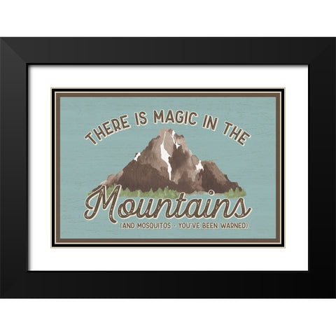 Lost in Woods landscape III-Magic Mountains Black Modern Wood Framed Art Print with Double Matting by Reed, Tara