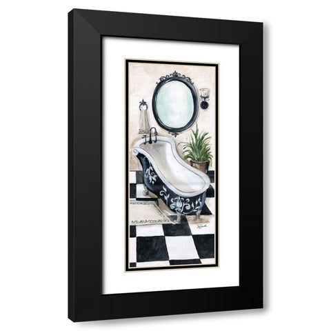 Studio Bath I Black Modern Wood Framed Art Print with Double Matting by Tre Sorelle Studios