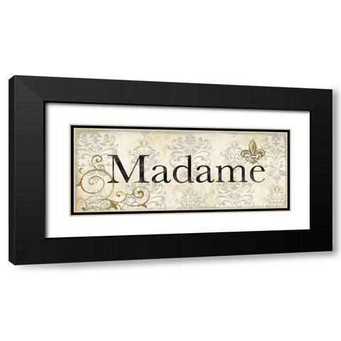 His and Hers II Black Modern Wood Framed Art Print with Double Matting by Coulter, Cynthia