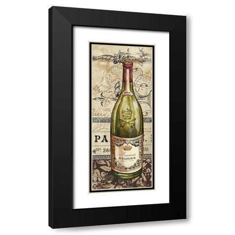 French Wine II Black Modern Wood Framed Art Print with Double Matting by Acerra, Danielle