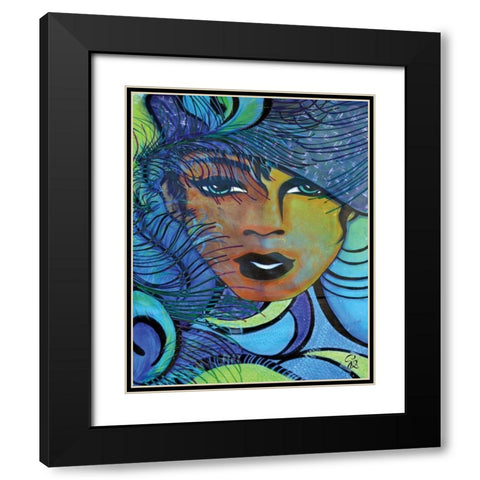 Urban Glam I Black Modern Wood Framed Art Print with Double Matting by Rivas-Velazquez, Gena