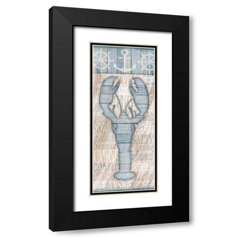 Ocean Life I  Black Modern Wood Framed Art Print with Double Matting by Killeen, Jen