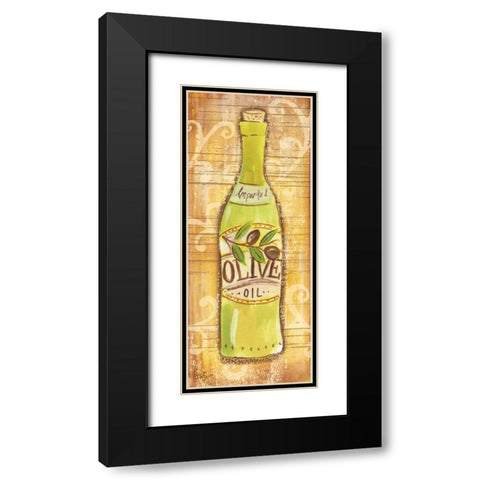 Gourmet Olive Oil II Black Modern Wood Framed Art Print with Double Matting by Lyon, Rebecca