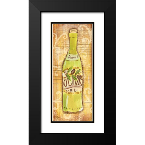 Gourmet Olive Oil II Black Modern Wood Framed Art Print with Double Matting by Lyon, Rebecca