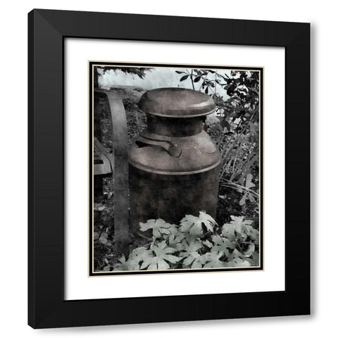 On the Farm II Black Modern Wood Framed Art Print with Double Matting by Romita, Denise