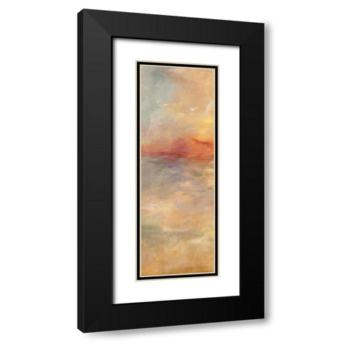 Sunrise Reflections Panel I Black Modern Wood Framed Art Print with Double Matting by Coulter, Cynthia