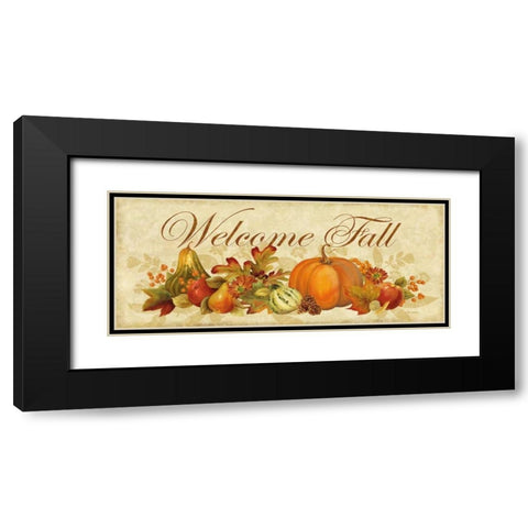 Harvest Bounty Panel Black Modern Wood Framed Art Print with Double Matting by Gladding, Pamela