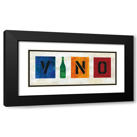 Wine Elegance II Black Modern Wood Framed Art Print with Double Matting by Dundon, Caitlin