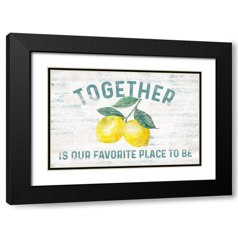 Happy  Thoughts I on White Black Modern Wood Framed Art Print with Double Matting by Reed, Tara