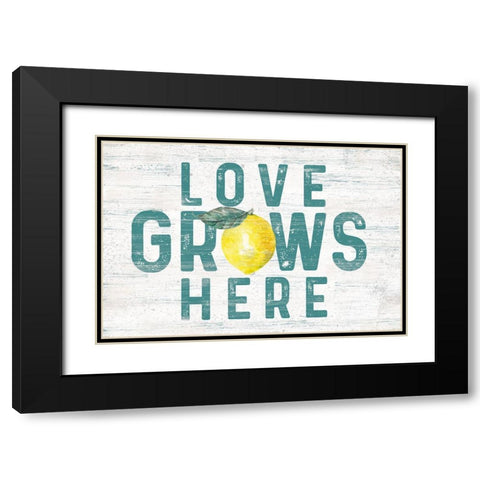 Happy  Thoughts II on White Black Modern Wood Framed Art Print with Double Matting by Reed, Tara