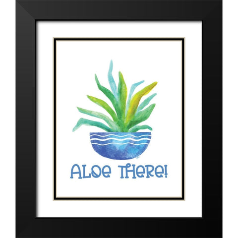 Playful Cactus XIV Black Modern Wood Framed Art Print with Double Matting by Reed, Tara