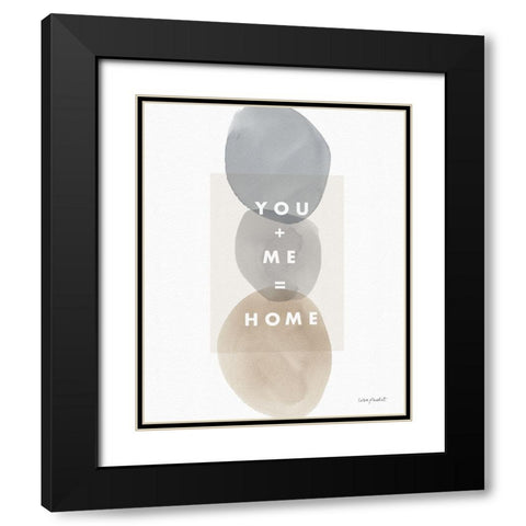 Think  Neutral 12A Black Modern Wood Framed Art Print with Double Matting by Audit, Lisa