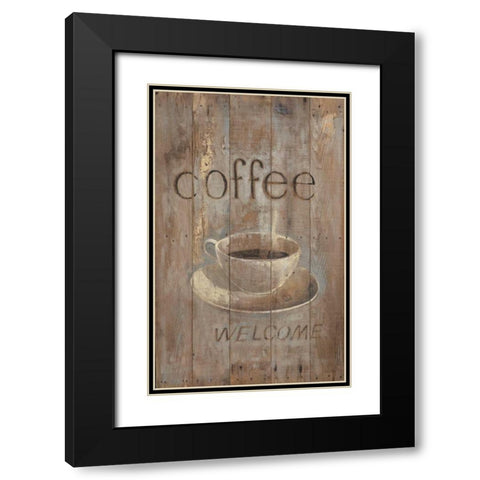 Cuban Coffee  Black Modern Wood Framed Art Print with Double Matting by Fisk, Arnie