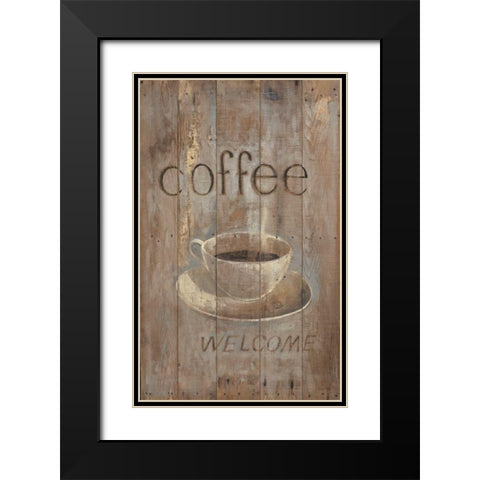 Cuban Coffee  Black Modern Wood Framed Art Print with Double Matting by Fisk, Arnie