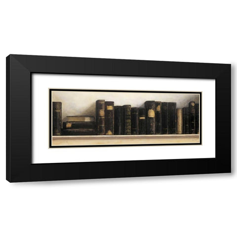 Study In Black Black Modern Wood Framed Art Print with Double Matting by Fisk, Arnie