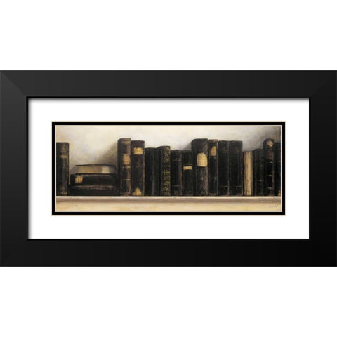Study In Black Black Modern Wood Framed Art Print with Double Matting by Fisk, Arnie