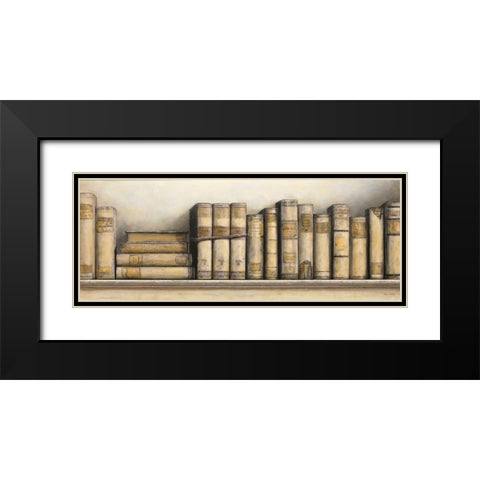 Study in Cream Black Modern Wood Framed Art Print with Double Matting by Fisk, Arnie