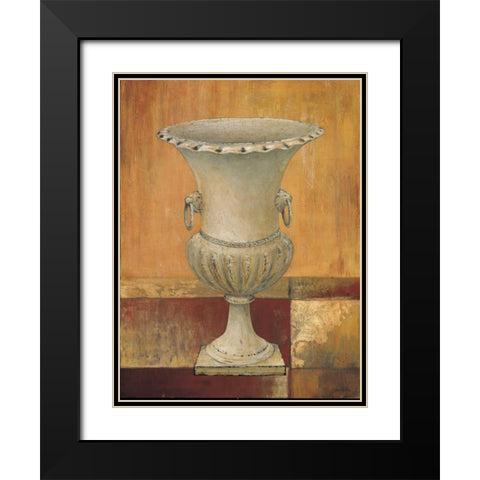 Urn 2 Black Modern Wood Framed Art Print with Double Matting by Fisk, Arnie