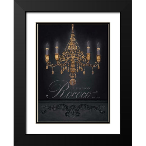 La Maison Rococo Black Modern Wood Framed Art Print with Double Matting by Fisk, Arnie