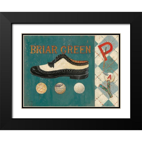 Briar Green Black Modern Wood Framed Art Print with Double Matting by Fisk, Arnie